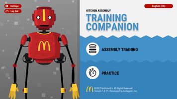 McD Kitchen Assembly Game Affiche