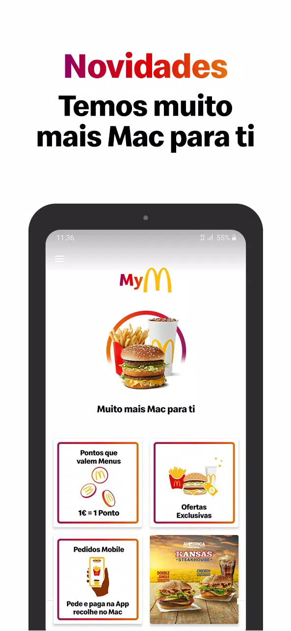 McDonald's App para Android e iOs - Descarga de graça!