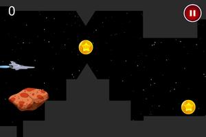 Space Blaster Asteroid 2D imagem de tela 2