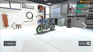 Simulateur de Conduite de Moto capture d'écran 1