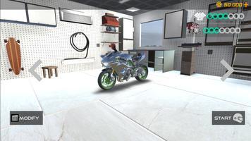 मोटरसाइकिल ड्राइविंग सिम्युलेट स्क्रीनशॉट 1