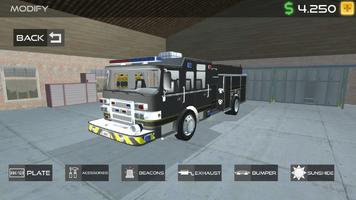 Camion de Pompiers Sim 2022 Affiche