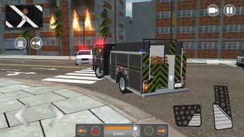 Fire Truck Sim 2022 ภาพหน้าจอ 3