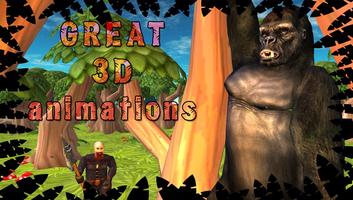 Gorilla Simulator 3D poster