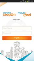 Minute Coupon Merchant App Cartaz