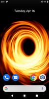 Real Black Hole Video Wallpape Affiche