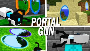 Portal Gun Mod for Minecraft Affiche