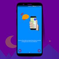 Night Mode Style الملصق