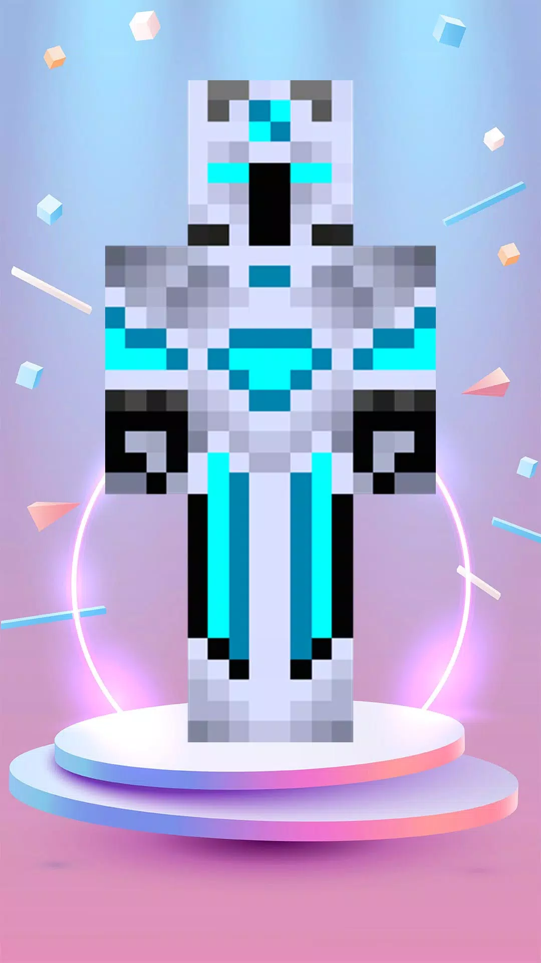 Скачать Frost Diamond Skin Minecraft APK Для Android