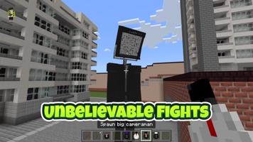 Cameraman Mod for Minecraft PE captura de pantalla 1