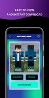 Youtuber Skins تصوير الشاشة 3