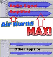 Air Horn MAX! Amped Air Horns poster