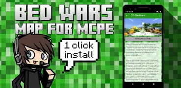 Bedwars Maps for MC Pocket Edi