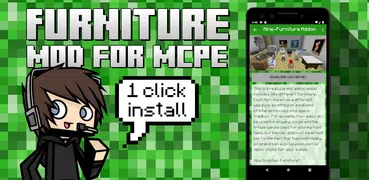 Furniture Mod for MC Pocket Ed
