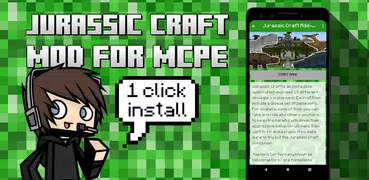 Jurassic Craft Mod for MC Pock