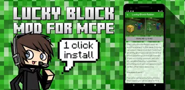 Lucky Block Mod for MC Pocket 