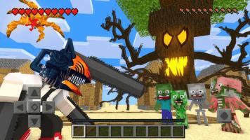 Chainsaw Man Trong Minecraft ảnh chụp màn hình 2