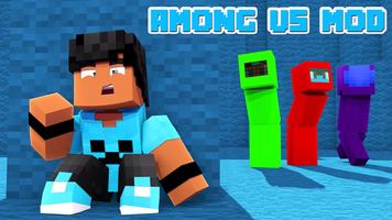 Mod among us for Minecraft PE 포스터