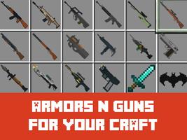 Weapon Mod for Minecraft PE-poster