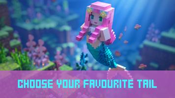 Mermaid for Minecraft PE MOD постер