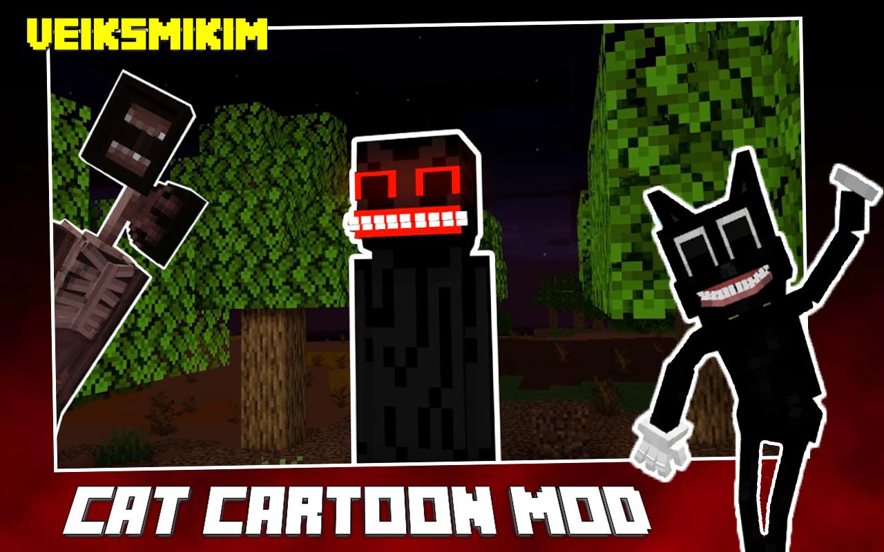 Cartoon Cat Idle Mod Cat Minecraft Pe 2021 For Android Apk Download - roblox minecraft obby play as your favourite minecraft character