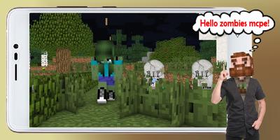 Zombie monsters mod mcpe ảnh chụp màn hình 3