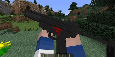 Weapon mod for Minecraft Affiche