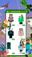 Skin for Minecraft PE (MCPE) plakat