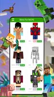 Skin for Minecraft PE (MCPE) ảnh chụp màn hình 1