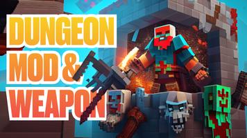 Minecraft Dungeon Mod & Weapon poster