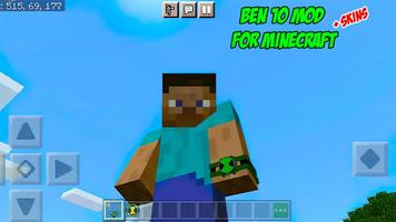 Mod Ben 10 for Minecraft PE v4 Affiche
