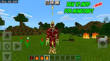 برنامه‌نما Mod Ben 10 for Minecraft PE v4 عکس از صفحه