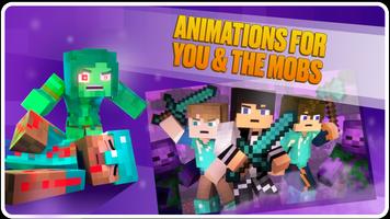 برنامه‌نما Minecraft Animation Mod عکس از صفحه