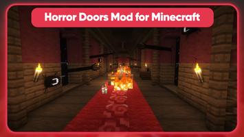 Horror Doors Mod for Minecraft poster