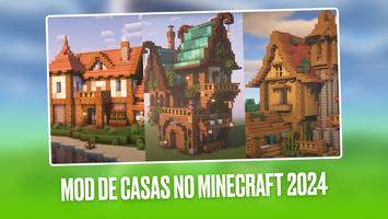Mod de Casas no Minecraft 2024 Cartaz