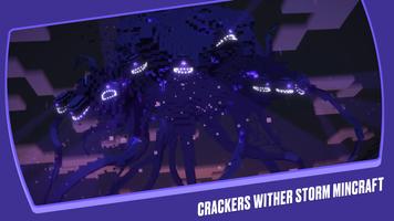 Crackers Wither Storm Mincraft Affiche