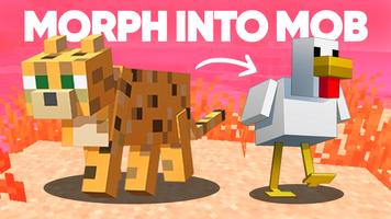 Minecraft Mods: Morph into Mob Affiche