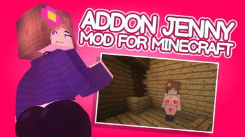 Addon Jenny Mod for Minecraft poster