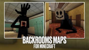 Backrooms Maps for Minecraft Affiche