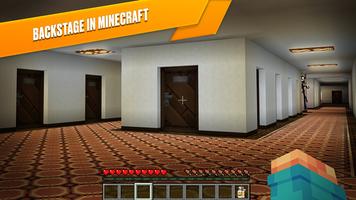 Backrooms Maps for Minecraft poster