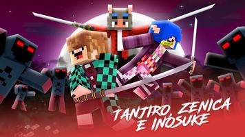 Demon Slayer Minecraft Mod imagem de tela 1