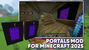 Portals Mod for Minecraft 2025 Plakat
