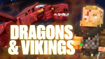 Dragons & Vikings Mod for MCPE Affiche