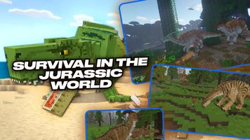 Jurassic Minecraft Mod 2024 ảnh chụp màn hình 1