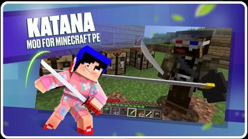 Katana Mod for Minecraft PE 海報