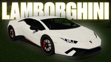 Poster Lamborghini Minecraft Mod