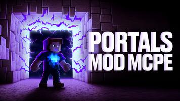 Portals for Minecraft PE Mod Cartaz