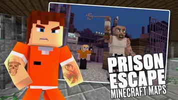 Prison Escape Minecraft Maps Affiche