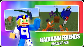 Rainbow Friends Minecraft Mod Affiche