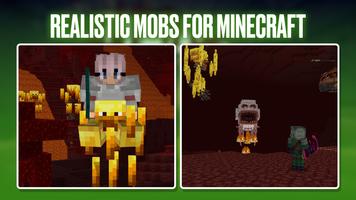 Realistic Mobs Mod Minecraft poster